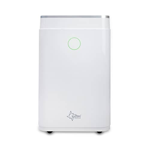Elektrischer Luftentfeuchter mit Luftreinigungs-Funktion, entfernt bis zu 20 Liter pro Tag aus der Luft, Räume bis 63 qm