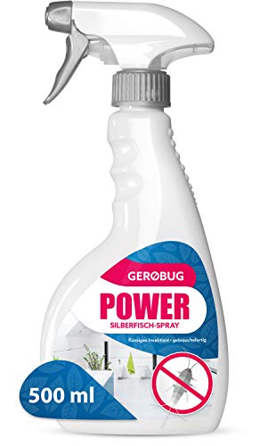 Gerobug Anti Silberfische Spray  - Effektives Mittel gegen Silberfische - Bis zu 3 Monate Langzeitwirkung