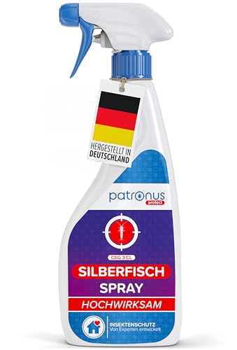 Unsere Empfehlung: Wirksames Spray gegen Silberfischen UND Papierfischchen mit Langzeitwirkung